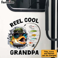 Personalized Gift For Grandpa Reel Cool Grandpa Photo Decal 32798 thumb 1