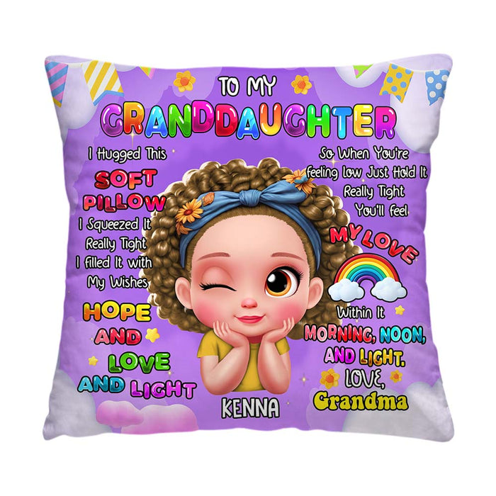 Personalized Gift For Granddaughter Hug This Pillow 32804 1