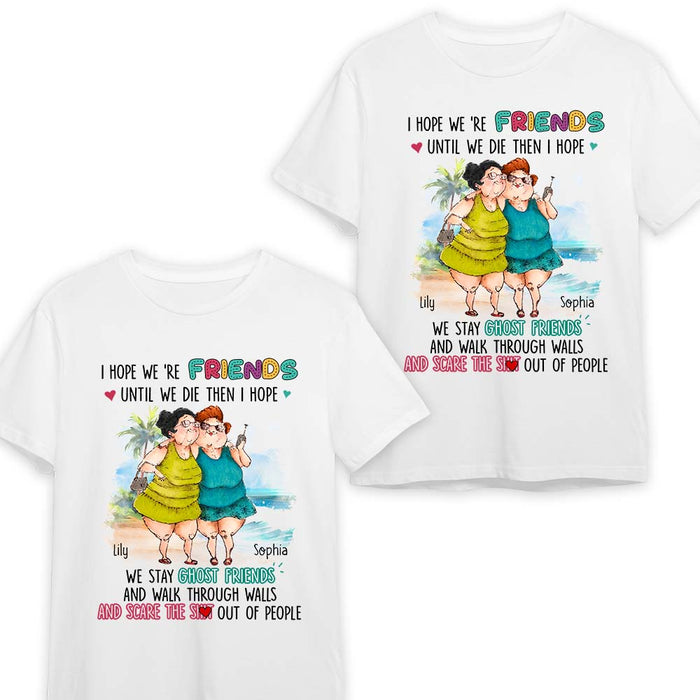 Personalized Gift For Friends Sisters Funny Couple T Shirt 32807 1