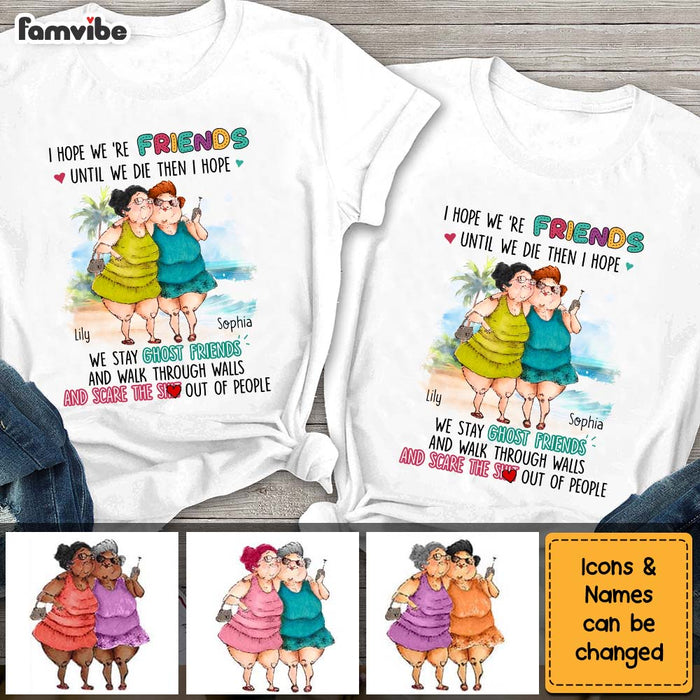 Personalized Gift For Friends Sisters Funny Couple T Shirt 32807 1
