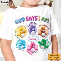 Personalized Gift For Granddaughter  God says I am Kid T Shirt - Kid Hoodie - Kid Sweatshirt 32808 thumb 1