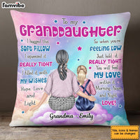 Personalized Gift for Granddaughter Hug this pillow Pillow 32810 thumb 1