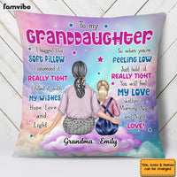 Personalized Gift for Granddaughter Hug this pillow Pillow 32810 thumb 1