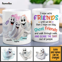 Personalized Gift for Sisters Ghost Friends Mug 32815 thumb 1