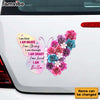 Personalized I Am Kind Butterfly Floral Photo Decal 32816 1