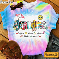 Personalized Gift For Grandma Summer Holiday All-over Print T Shirt 32822 thumb 1