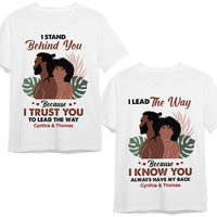Personalized Gift For Couple Lead The Way Boho Style Couple T Shirt 32827 thumb 1