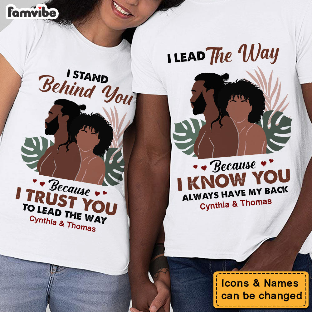 Personalized Gift For Couple Lead The Way Boho Style Couple T Shirt 32827 Primary Mockup