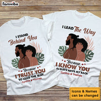 Personalized Gift For Couple Lead The Way Boho Style Couple T Shirt 32827 thumb 1