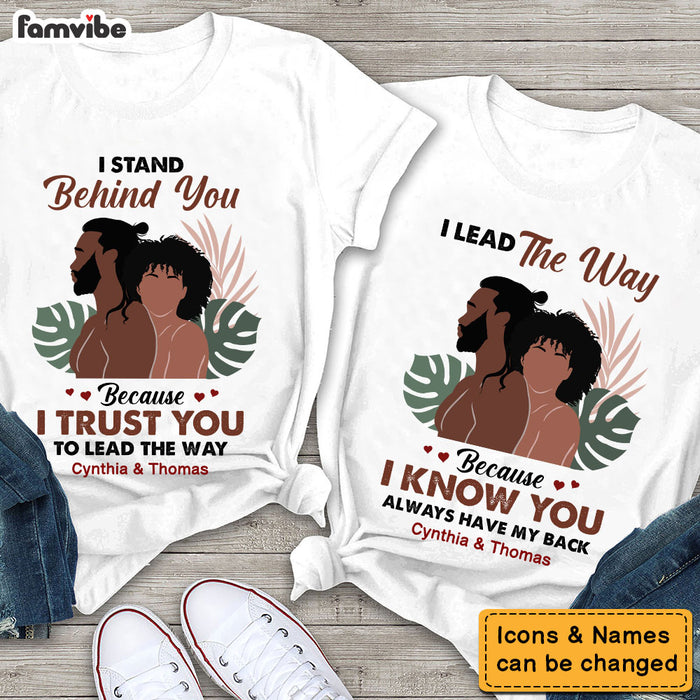Personalized Gift For Couple Lead The Way Boho Style Couple T Shirt 32827 1