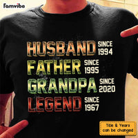 Personalized Gift For Grandpa Husband Legend Shirt - Hoodie - Sweatshirt 32829 thumb 1