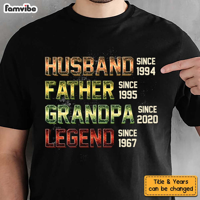 Personalized Gift For Grandpa Husband Legend Shirt - Hoodie - Sweatshirt 32829 1