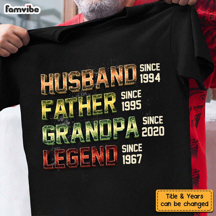 Personalized Gift For Grandpa Husband Legend Shirt - Hoodie - Sweatshirt 32829 1