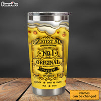 Personalized No 1 Greatest Dad Steel Tumbler 32845 thumb 1