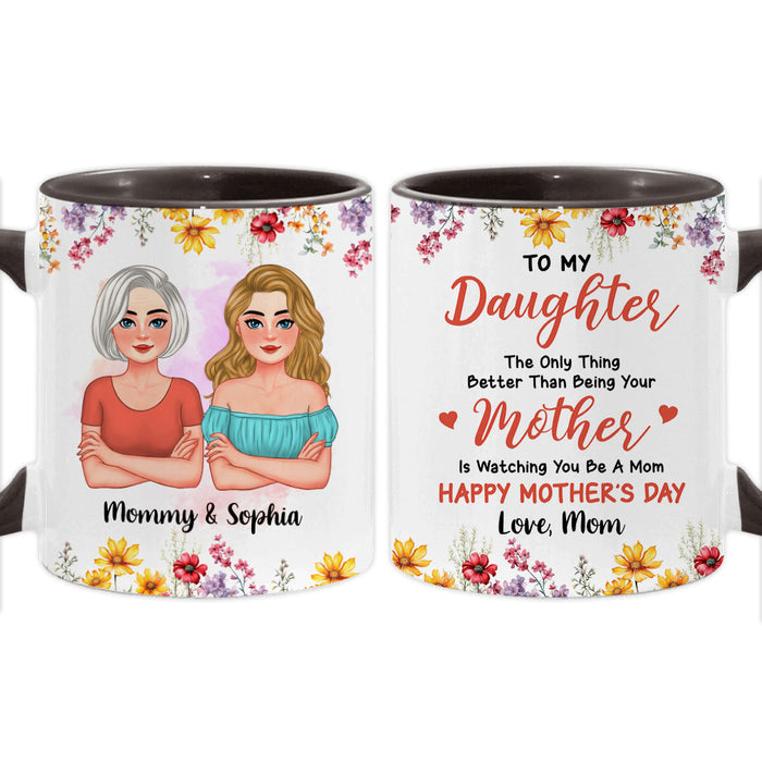 Personalized Gift For Daughter Happy Mother‘s Day Mug 32848 1