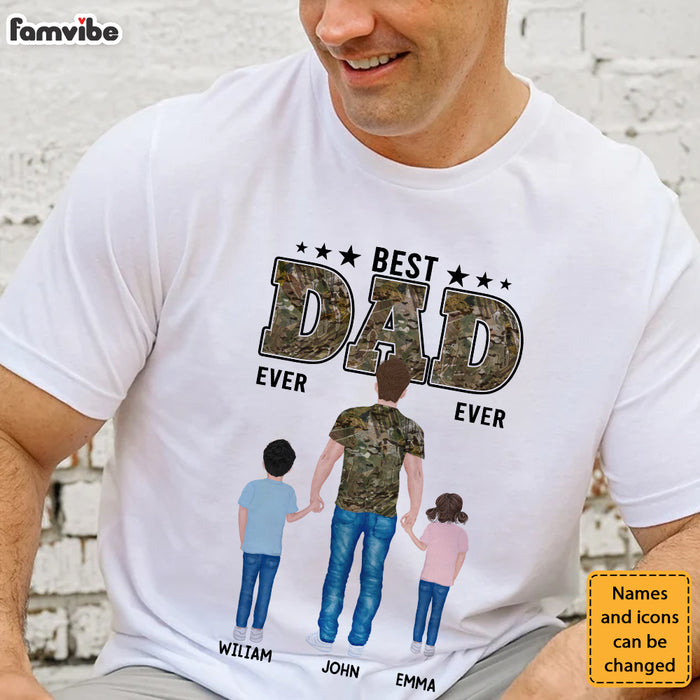 Personalized Gift For Dad Camo Shirt - Hoodie - Sweatshirt 32854 1