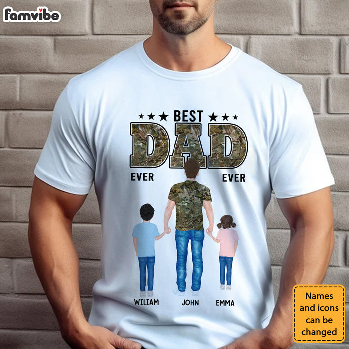 Personalized Gift For Dad Camo Shirt - Hoodie - Sweatshirt 32854 1