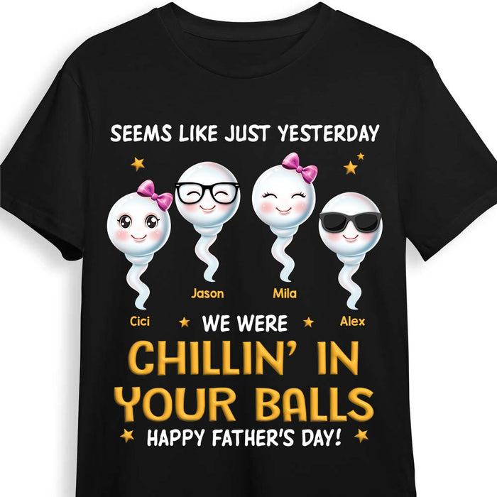 Personalized Gift For Dad Seems Like Just Yesterday Shirt - Hoodie - Sweatshirt 32857 1