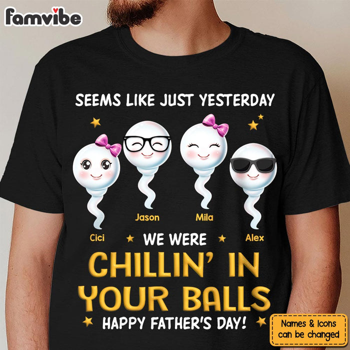 Personalized Gift For Dad Seems Like Just Yesterday Shirt - Hoodie - Sweatshirt 32857 1