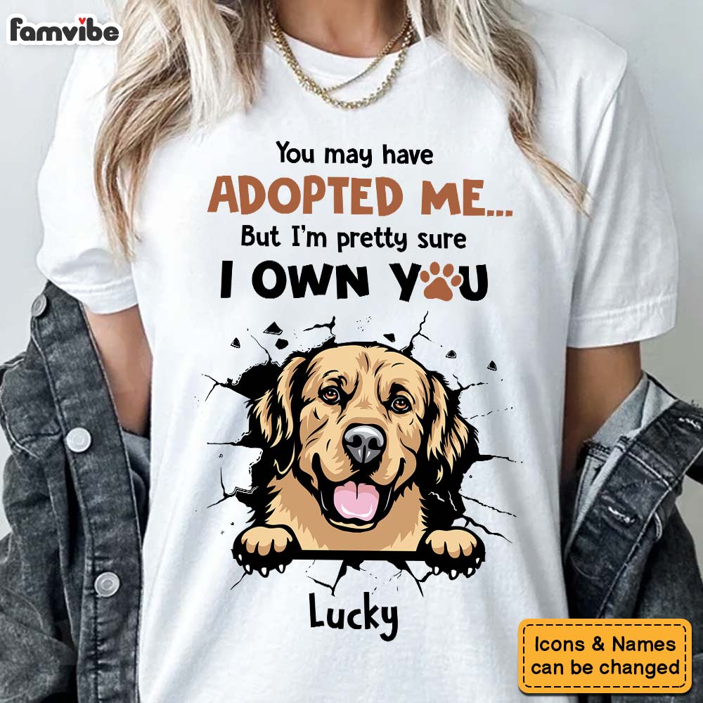 Personalized Gift For Dog Mom I'm Pretty Sure I Own You Shirt Hoodie Sweatshirt 32859 Primary Mockup