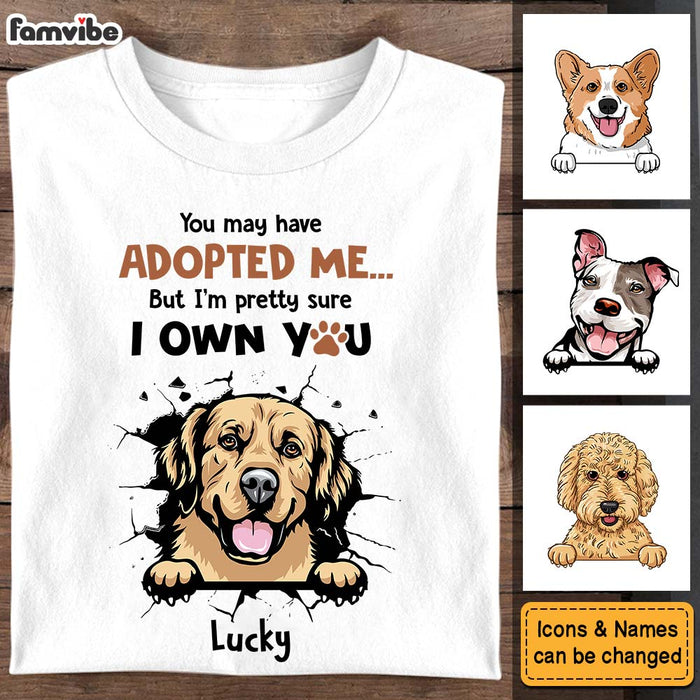 Personalized Gift For Dog Mom I'm Pretty Sure I Own You Shirt - Hoodie - Sweatshirt 32859 1