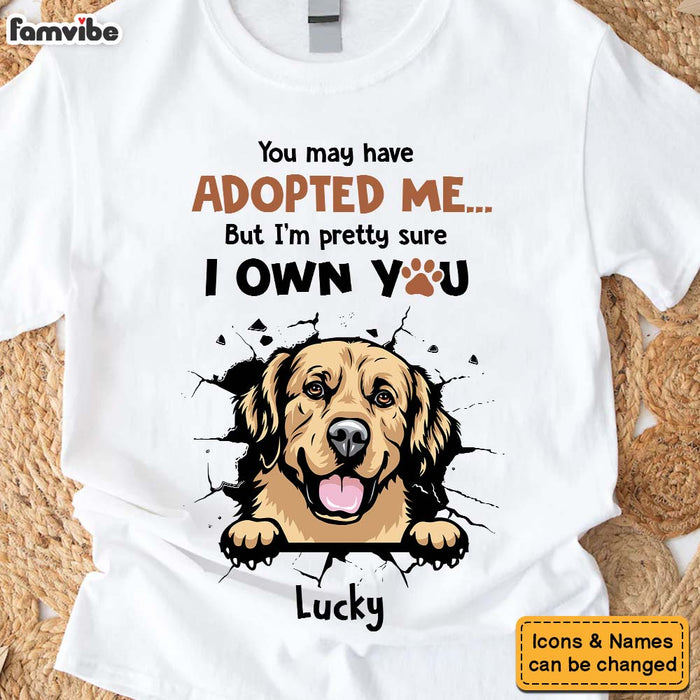 Personalized Gift For Dog Mom I'm Pretty Sure I Own You Shirt - Hoodie - Sweatshirt 32859 1