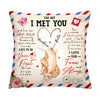 Personalized Gift for couple The day I met you Pillow 32860 1