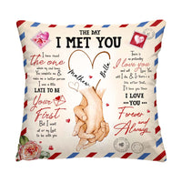 Personalized Gift for couple The day I met you Pillow 32860 thumb 1