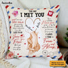 Personalized Gift for couple The day I met you Pillow 32860 1