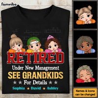 Personalized Gift For Grandpa Retired Under New Management Shirt - Hoodie - Sweatshirt 32867 thumb 1