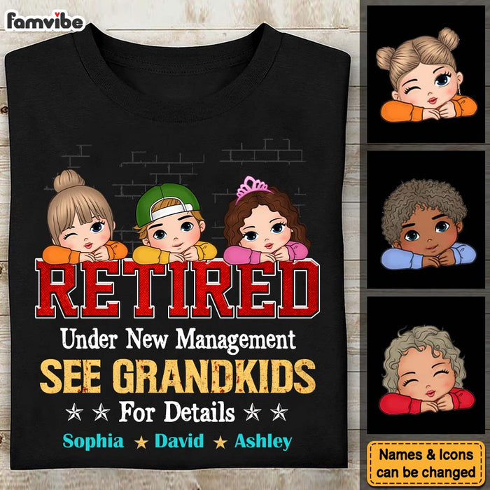 Personalized Gift For Grandpa Retired Under New Management Shirt - Hoodie - Sweatshirt 32867 1