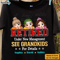 Personalized Gift For Grandpa Retired Under New Management Shirt - Hoodie - Sweatshirt 32867 thumb 1