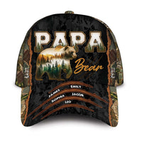 Personalized Gift For Papa Bear Cap 32868 thumb 1