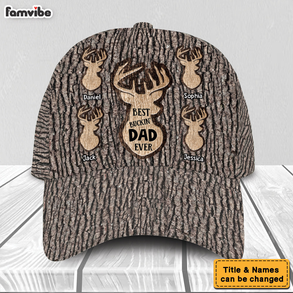 Personalized Gift For Grandpa Dear Hunting Cap 32870 Primary Mockup
