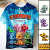 Personalized Gift For Grandpa Little Dragons All-over Print T Shirt - Hoodie - Sweatshirt 32871 1