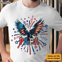 Personalized Gift For Grandpa Eagle Flag Shirt - Hoodie - Sweatshirt 32872 thumb 1
