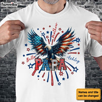 Personalized Gift For Grandpa Eagle Flag Shirt - Hoodie - Sweatshirt 32872 thumb 1