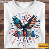 Personalized Gift For Grandpa Eagle Flag Shirt - Hoodie - Sweatshirt 32872 1