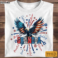 Personalized Gift For Grandpa Eagle Flag Shirt - Hoodie - Sweatshirt 32872 thumb 1