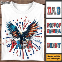 Personalized Gift For Grandpa Eagle Flag Shirt - Hoodie - Sweatshirt 32872 thumb 1