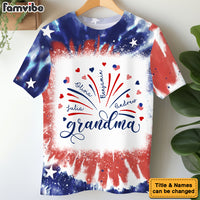 Personalized Gift For Grandma Fireworks Flag All-over Print T Shirt - Hoodie - Sweatshirt 32874 thumb 1