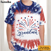 Personalized Gift For Grandma Fireworks Flag All-over Print T Shirt - Hoodie - Sweatshirt 32874 thumb 1