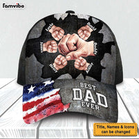 Personalized Gift For Dad Best Dad Ever Cap 32876 thumb 1