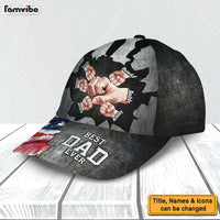 Personalized Gift For Dad Best Dad Ever Cap 32876 thumb 1