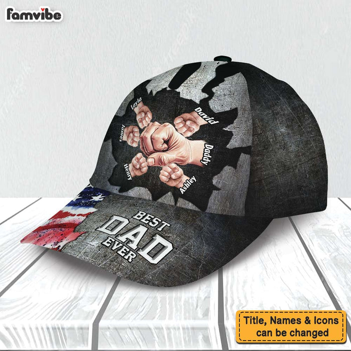 Personalized Gift For Dad Best Dad Ever Cap 32876 1