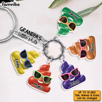 Personalized Gift For Grandpa Funny Acrylic Custom Keychain 32881 thumb 1