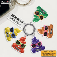 Personalized Gift For Grandpa Funny Acrylic Custom Keychain 32881 thumb 1