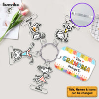Personalized Gift For Grandma Belongs To Acrylic Custom Keychain 32882 thumb 1
