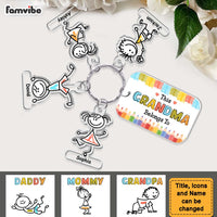 Personalized Gift For Grandma Belongs To Acrylic Custom Keychain 32882 thumb 1