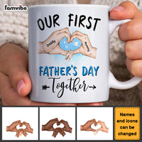 Personalized Gift For Dad First Father's Day Together Mug 32885 thumb 1